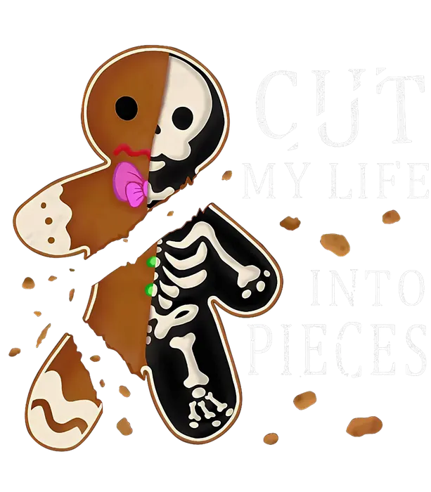 PV Y1BF CutMyLifeIntoPiecesGingerbreadChristmasT Shirt