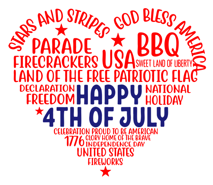 4th of July Heart