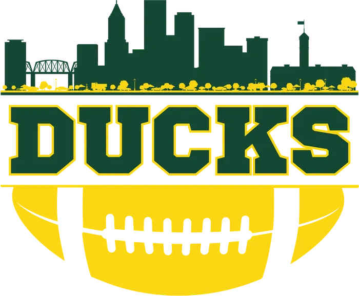 Ducks Football Skyline