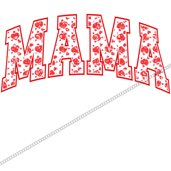 Mama Floral Text