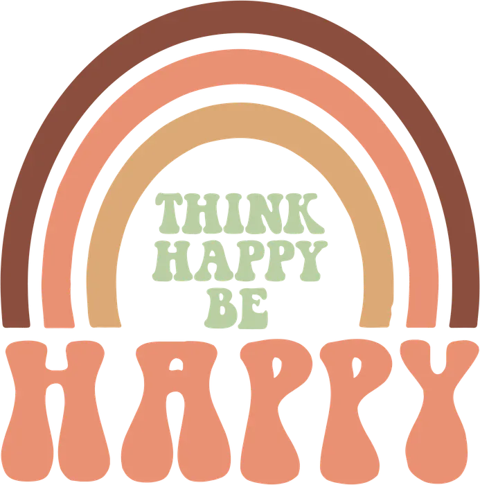 Think Happy Rainbow