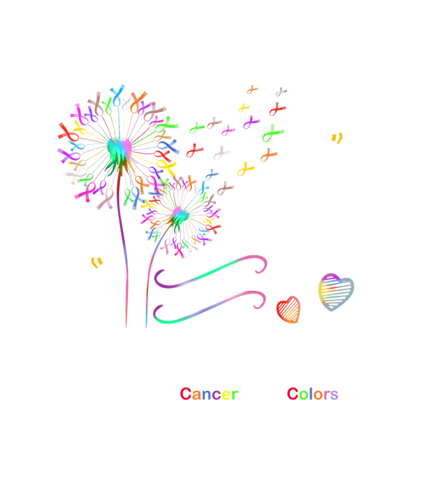 PV 5CNA Fight Cancer In All And Every Color Ribbons Dandelion Flower Pullover Hoodie processed