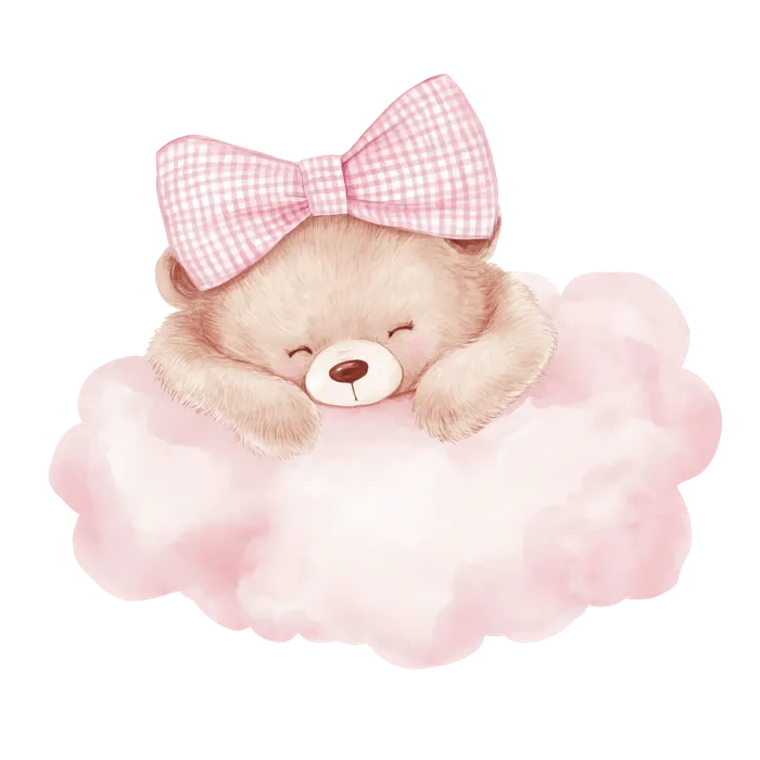 Sleeping Teddy Bow